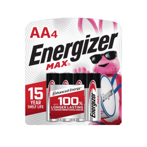 ENERGIZER EN-91BP4 MAX AA BATTERIES (4 PACK)