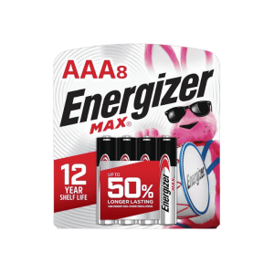 Energizer MAX AAA Alkaline Batteries (8 Pack)